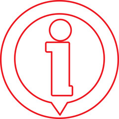 Information sign icon design