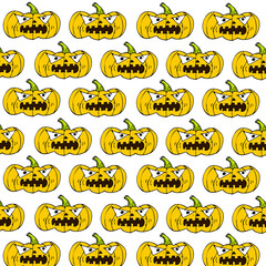 Halloween Pumpkin Background wallpaper deign