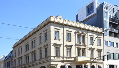 Fototapeta na wymiar Historisches Bauwerk im Stadtteil Mitte, Berlin