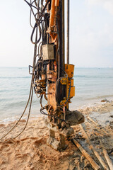 Tractor drilling