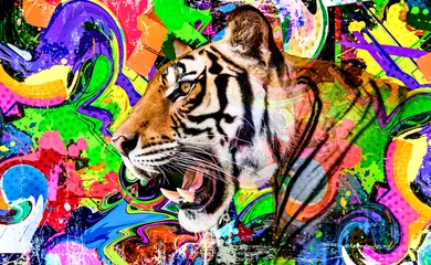 Foto auf Leinwand tiger in the jungle © reznik_val