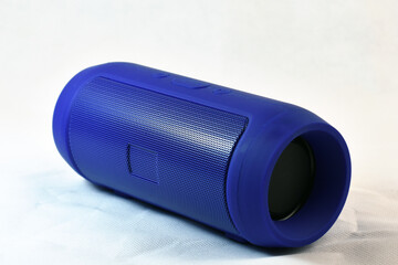 portable audio speaker on a white background