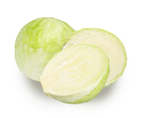 cabbage isolated on white background