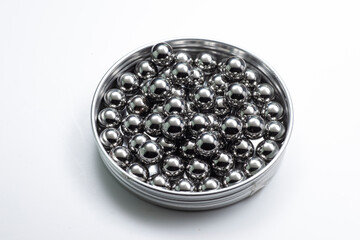 Group of metallic steel Bearing balls