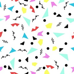 Simple pattern with geometric shapes