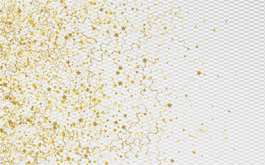 Yellow Streamer Fun Vector Transparent