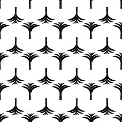Fototapeta na wymiar Aloe vera plant pattern seamless background texture repeat wallpaper geometric vector