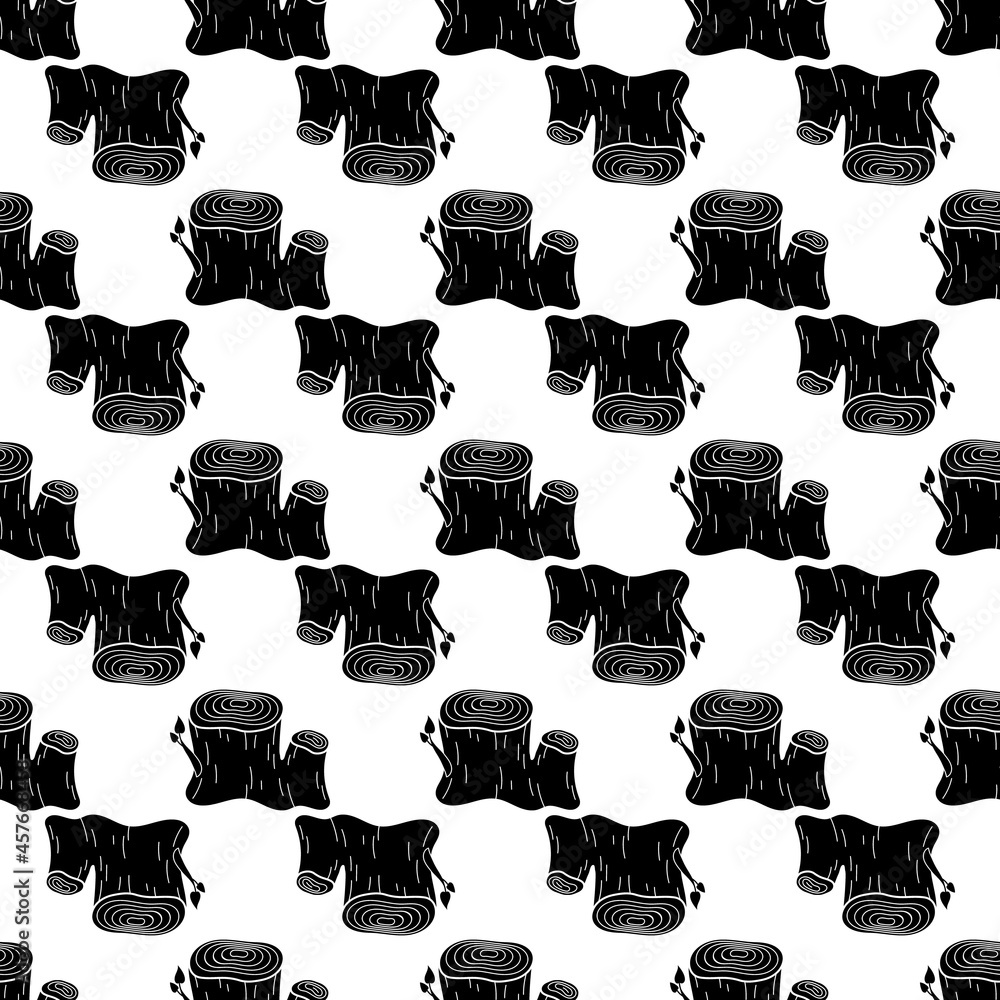 Poster double stump pattern seamless background texture repeat wallpaper geometric vector