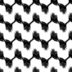 Broken stump pattern seamless background texture repeat wallpaper geometric vector