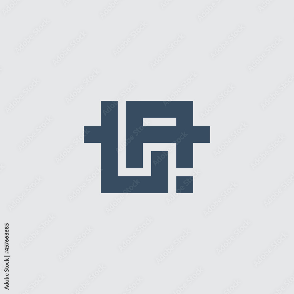 Poster ta - monogram or logotype. design element or icon. logo with letters t and a.