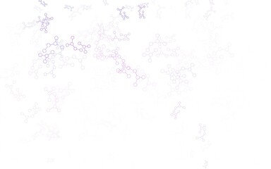 Light Purple, Pink vector texture with artificial intelligence concept.