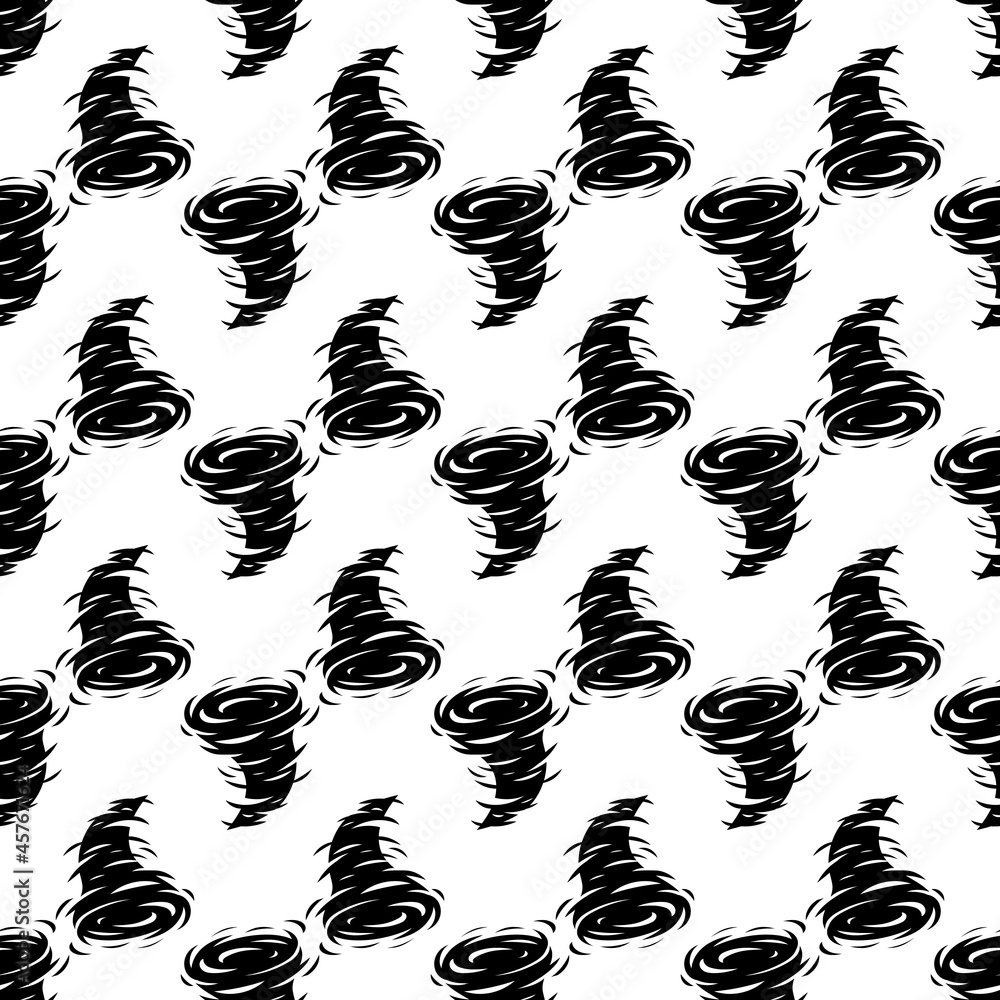 Poster tornado pattern seamless background texture repeat wallpaper geometric vector