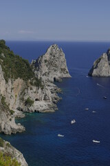 panorama di Capri dall'alto