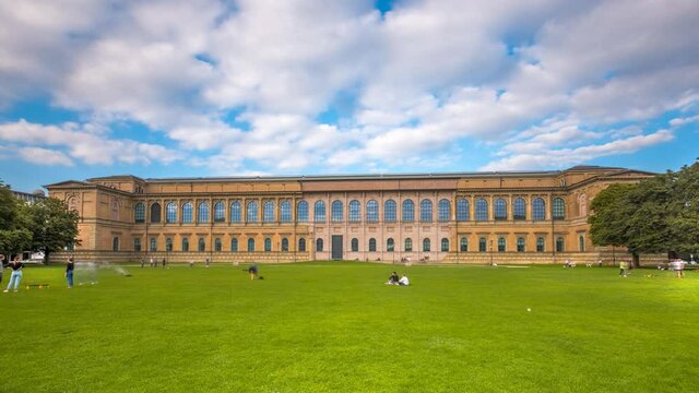 The Alte Pinakothek Old Pinakothek time lapse hyperlapse video, is an art museum located in the Kunstareal area in Munich, Germany.