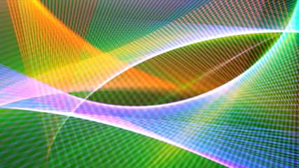 Obraz premium colorful lines of abstract background, 3D rendering