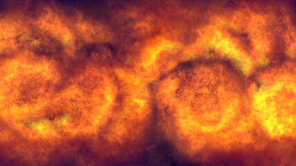Fototapeta premium fire flame explosion in space