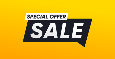 Special Offer banner sale vector design 