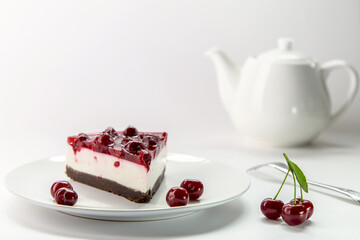 Cherry cheesecake