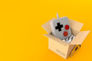 Gamepad inside package