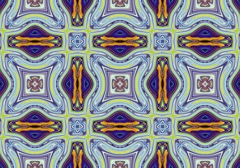 Kaleidoscope geometric colorful pattern. Abstract background.