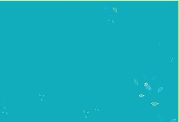 Light Blue, Yellow vector hand painted background.