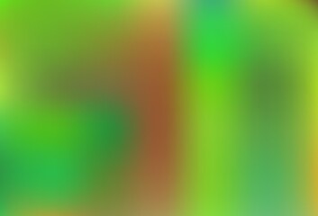 Light Green vector blurred shine abstract pattern.