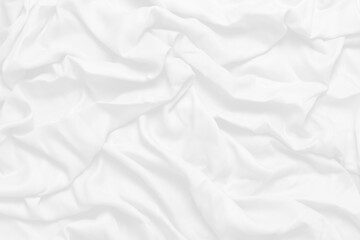 white cloth background soft wrinkled fabric patrem and surface