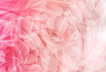 Light Red vector template with chaotic shapes.