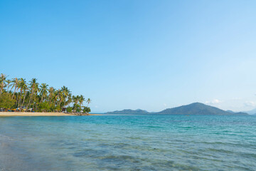 beach with turquoise water