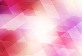 Obraz premium Light Red, Yellow vector backdrop with rhombus.
