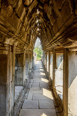 Fototapeta na wymiar old ruins of Baphuon temple at Angkor Wat, Cambodia 