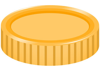 コインのシンプルなイラスト