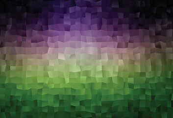 Dark Pink, Green vector blurry triangle pattern.