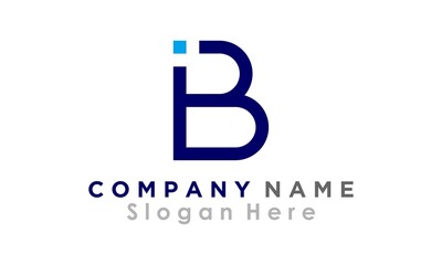 BI typographic logo