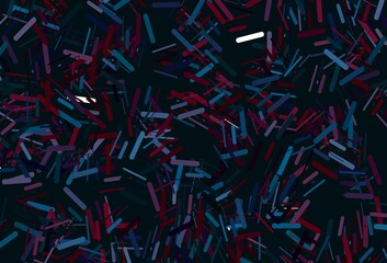 Dark green, red vector pattern with narrow lines.