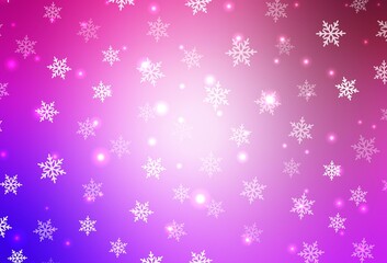 Light Purple, Pink vector layout in New Year style.