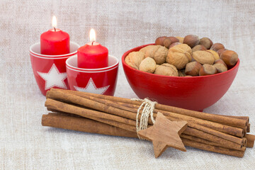 Christmas Still Life With Nuts