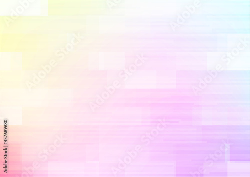 薄い虹色のグラデーションと細い線のアブストラクトカバーデザイン A3 Abstract Wall Mural Abstra Tkm
