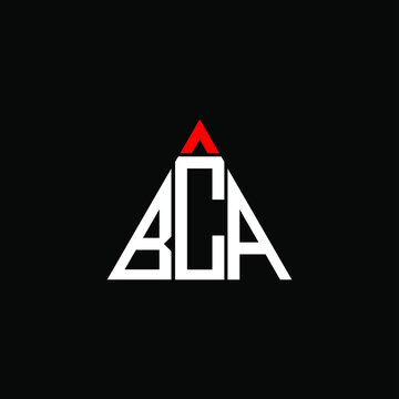 BCA letter logo creative design. BCA unique design
