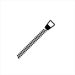 zipper minimalist flat logo icon 