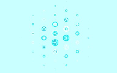 Light Blue, Green vector texture with disks.