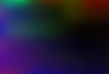 Dark Multicolor, Rainbow vector modern elegant background.