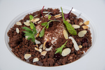 Cibo gourmet, nouvelle cousine, cucina d'elite. Real food photography, texture e dettagli.