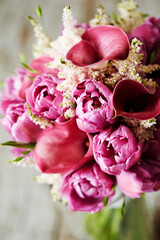bouquet of pink roses