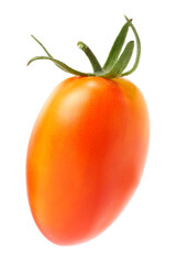 cherry tomatoes on white background 