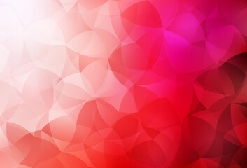 Fototapeta premium Light Red vector backdrop with memphis shapes.