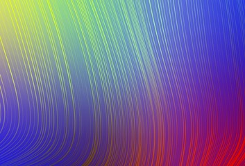 Light Multicolor vector blurred background.