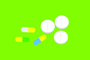 Tablet
medicine
medicine
background green