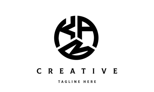 KAB creative circle three letter logo