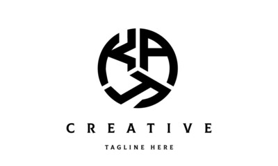 KAY creative circle three letter logo
